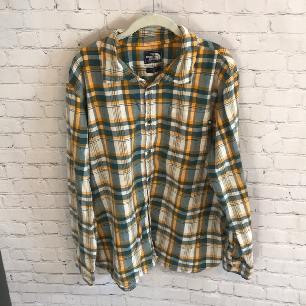 North Face Button Down XXL